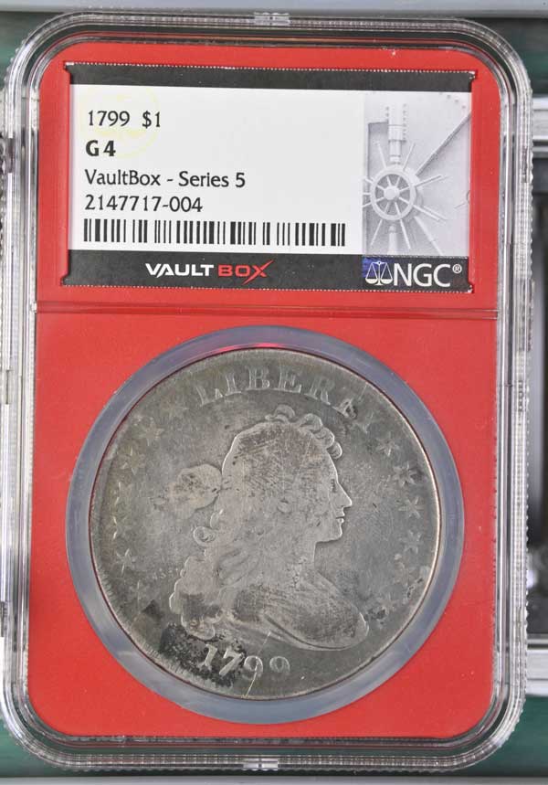 1799 $1 Draped Bust Silver Dollar NGC G4 - Series 5