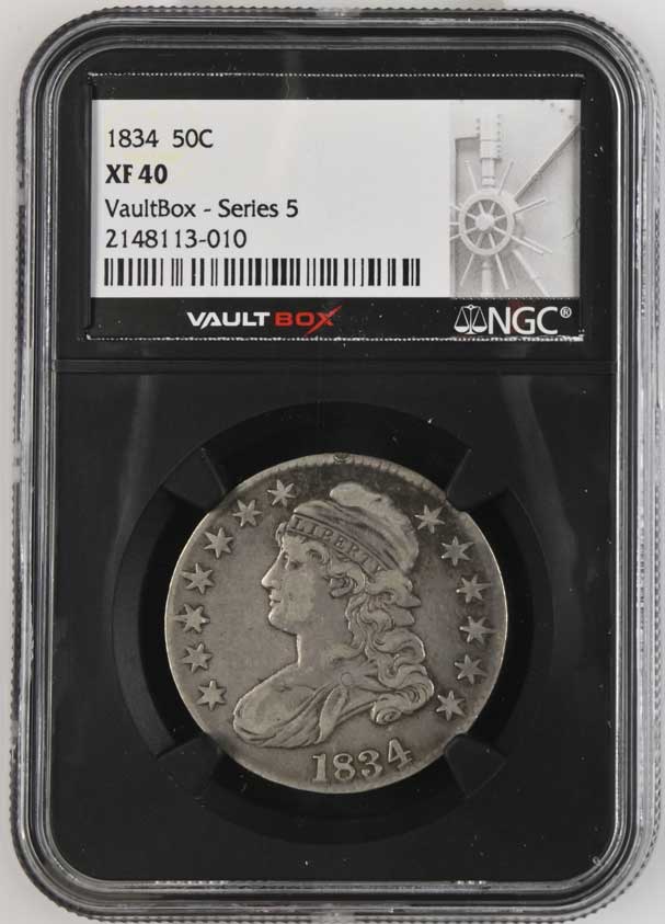 1834 Capped Bust Half Dollar NGC XF40 - Series 5
