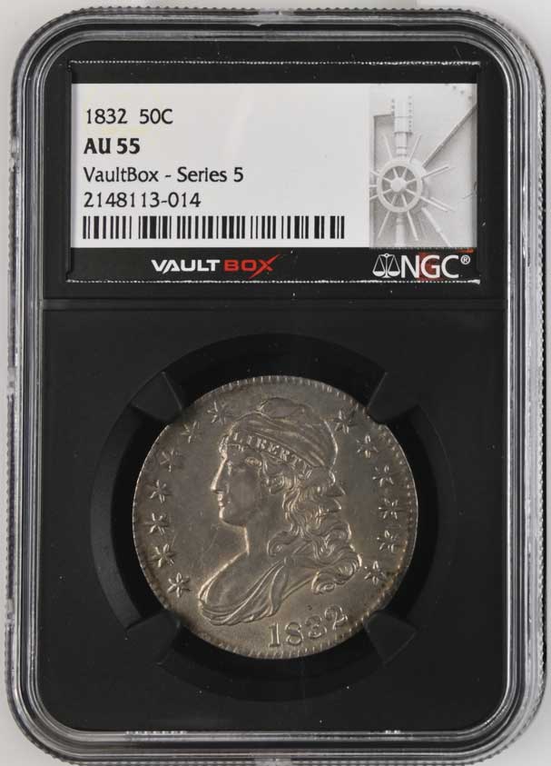 1832 Capped Bust Half Dollar NGC AU55 - Series 5