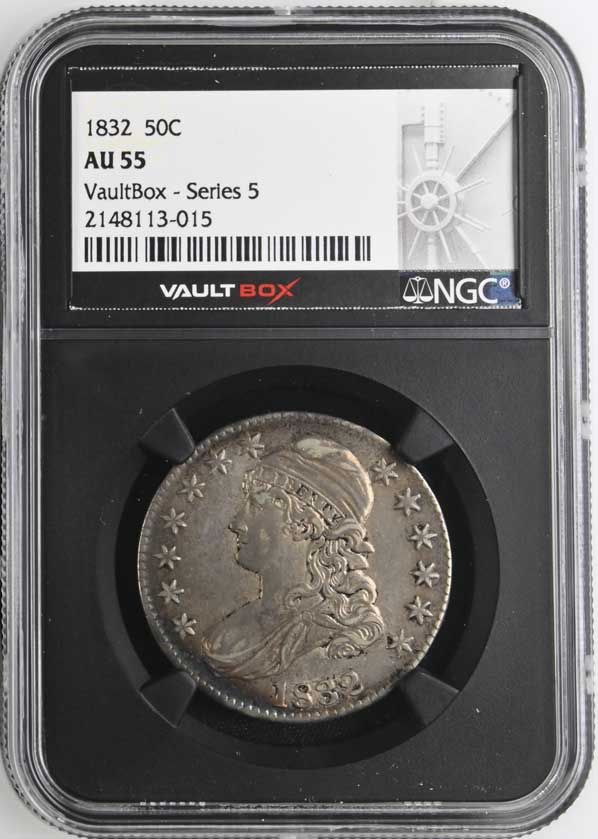 1832 Capped Bust Half Dollar NGC AU55 - Series 5