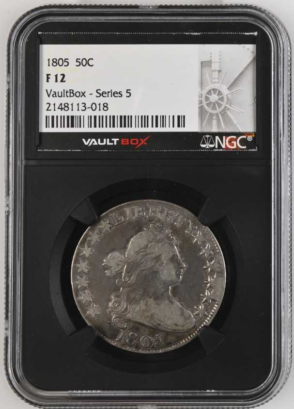 1805 Draped Bust Half Dollar NGC F12 - Series 5