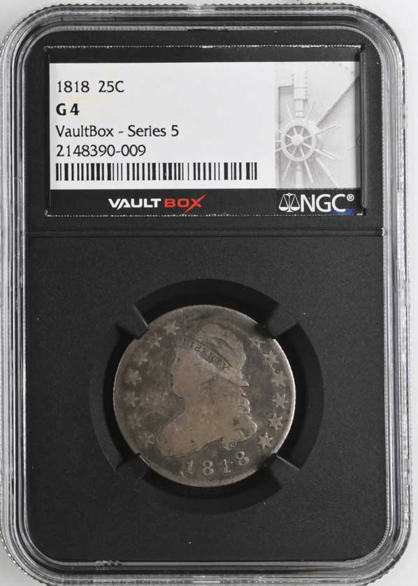 1818 Capped Bust Quarter NGC G4 - Series 5