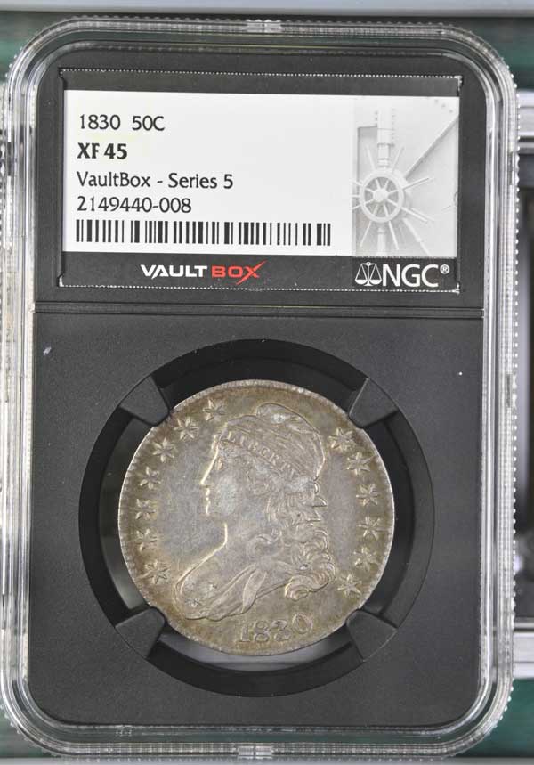 1830 Capped Bust Half Dollar NGC XF45 - Series 5
