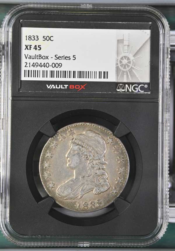 1833 Capped Bust Half Dollar NGC XF45 - Series 5