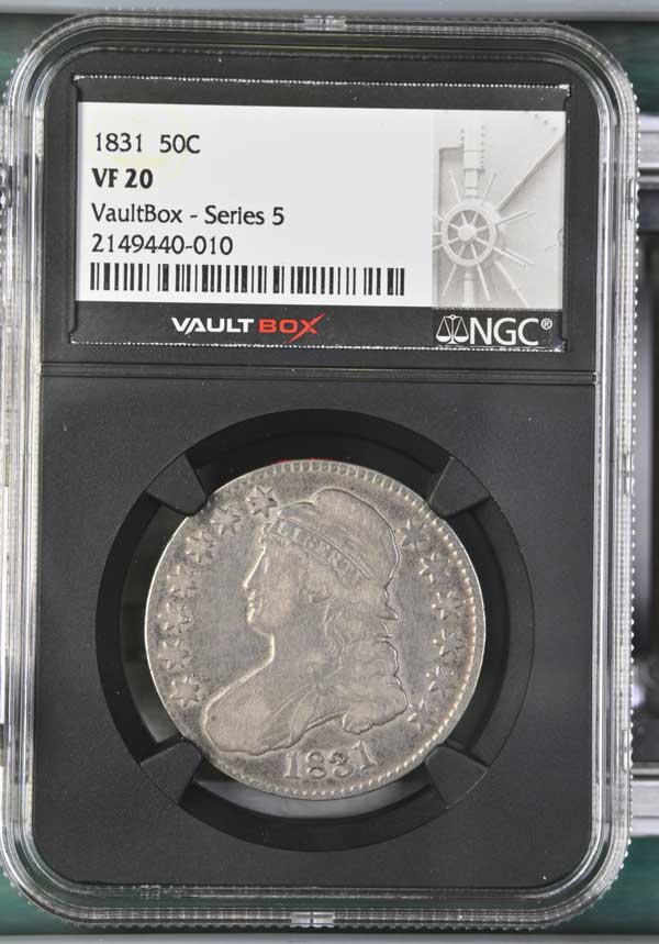 1831 Capped Bust Half Dollar NGC VF20 - Series 5