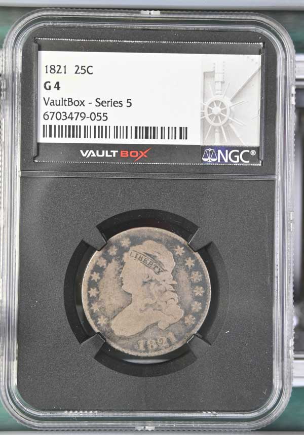 1821 Capped Bust Quarter NGC G4 - Series 5