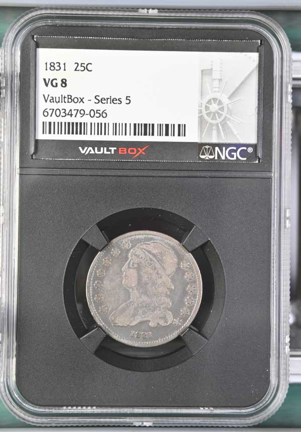 1831 Capped Bust Quarter NGC VG8 - Series 5