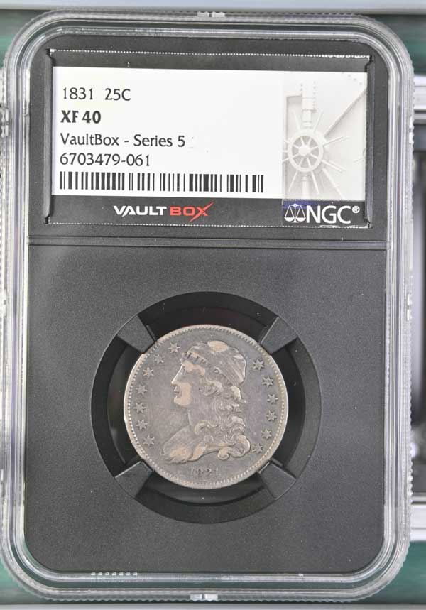 1831 Capped Bust Quarter NGC XF40 - Series 5