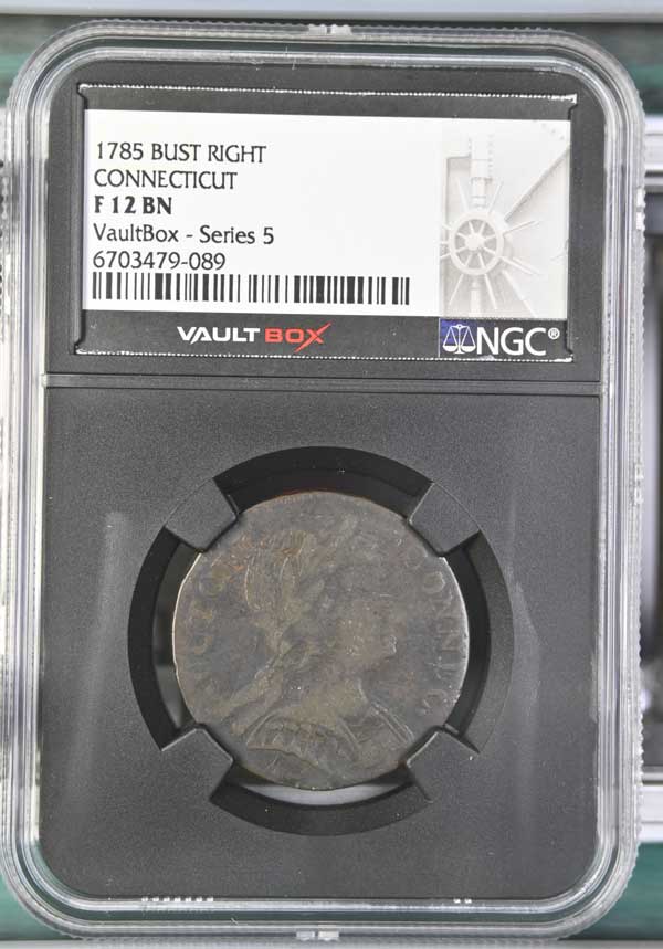 1785 Bust RIght Connecticut Colonial NGC F12BN - Series 5