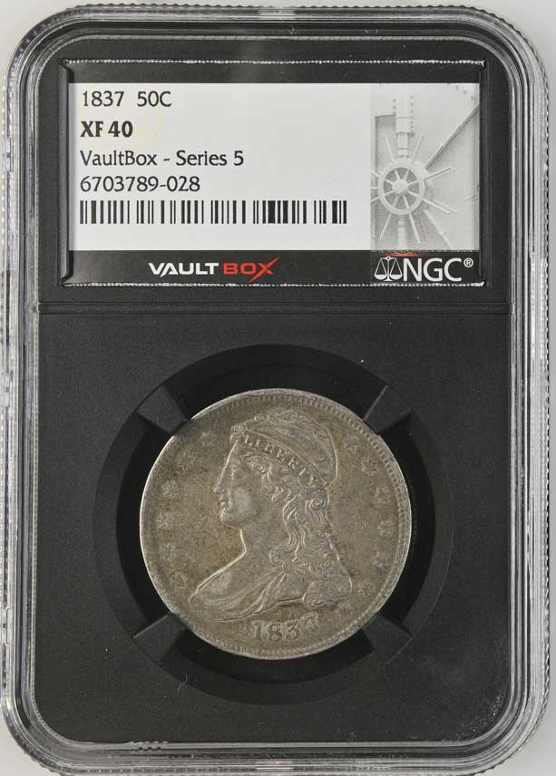 1837 Capped Bust Half Dollar NGC XF40 - Series 5