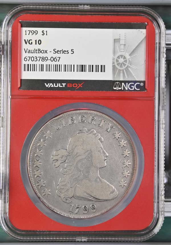 1799 $1 Draped Bust Silver Dollar NGC VG10 - Series 5