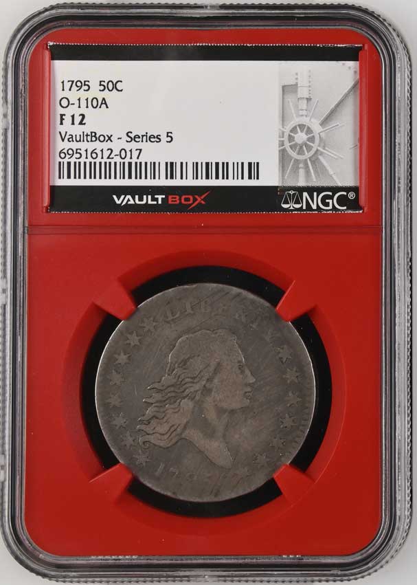 1795 O-110A Flowing Hair Half Dollar NGC F12 - Series 5