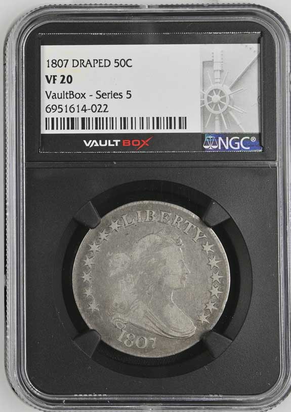 1807 Draped Bust Half Dollar NGC VF20 - Series 5