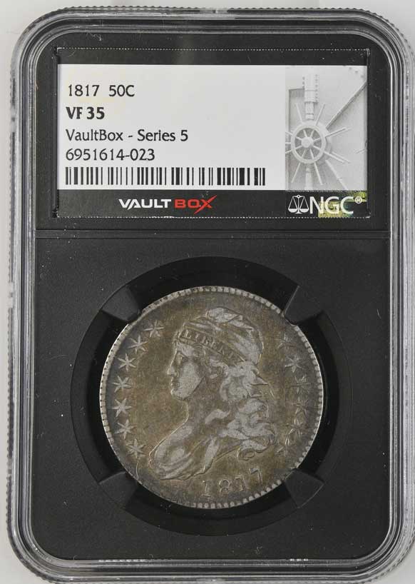 1817 Capped Bust Half Dollar NGC VF35 - Series 5
