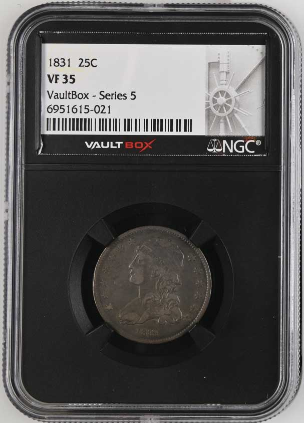 1831 Capped Bust Quarter NGC VF35 - Series 5