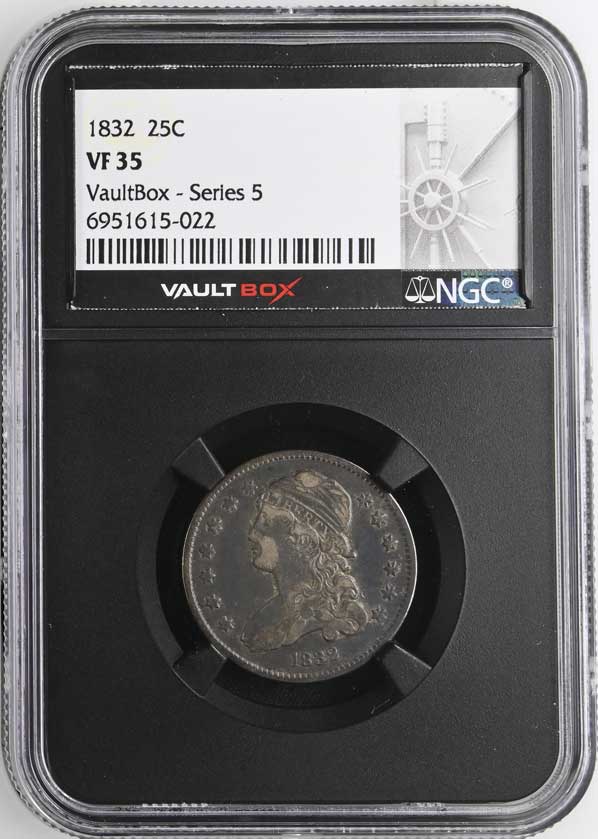 1832 Capped Bust Quarter NGC VF35 - Series 5