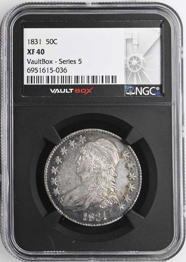 1831 Capped Bust Half Dollar NGC XF40 - Series 5