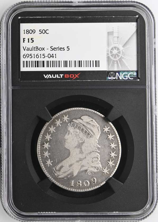 1809 Capped Bust Half Dollar NGC F15 - Series 5