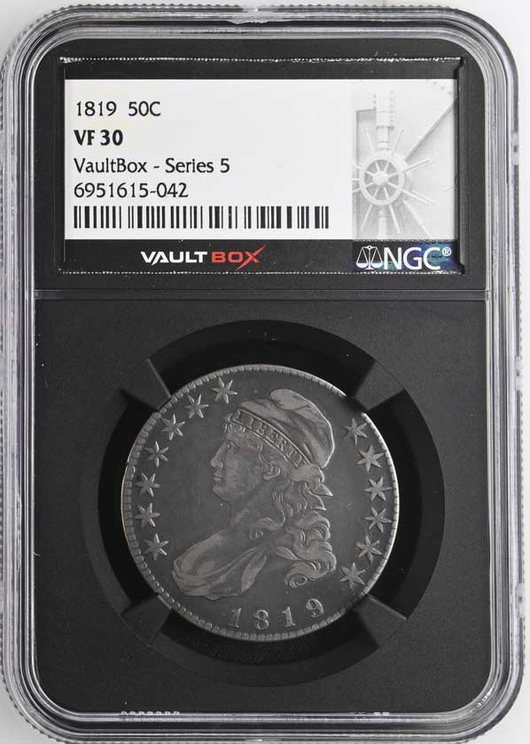 1819 Capped Bust Half Dollar NGC VF30 - Series 5