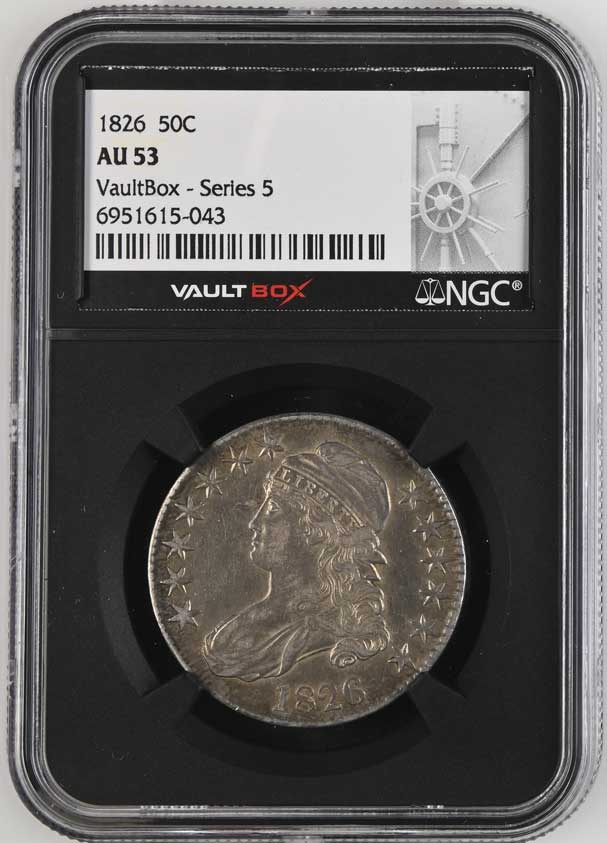 1826 Capped Bust Half Dollar NGC AU53 - Series 5