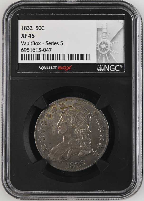 1832 Capped Bust Half Dollar NGC XF45 - Series 5