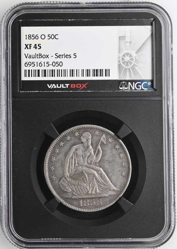 1856-O Seated Liberty Half Dollar NGC XF45 - Series 5