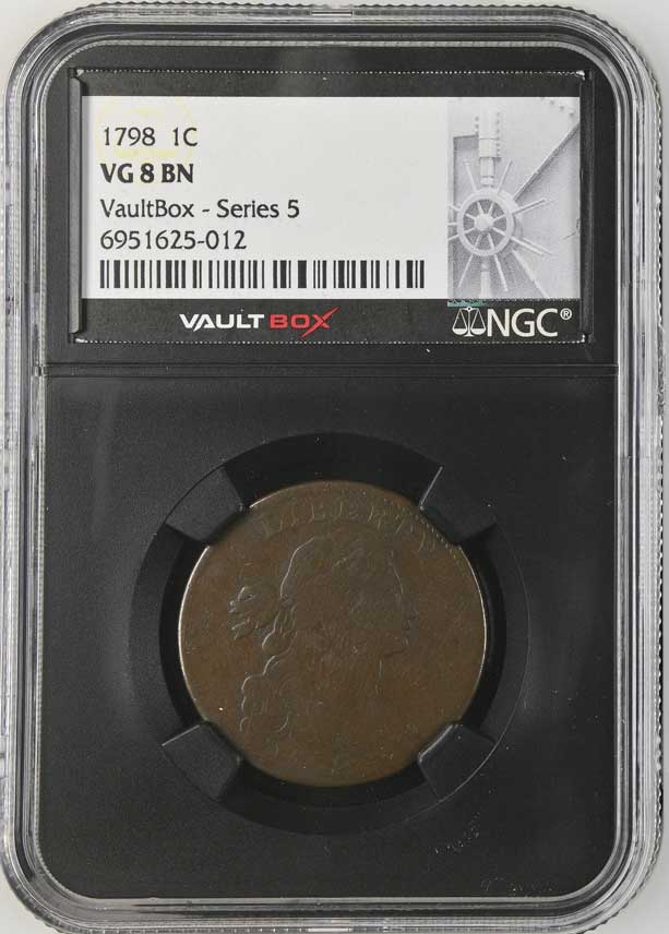 1798 Draped Bust Large Cent NGC VG8BN - Series 5
