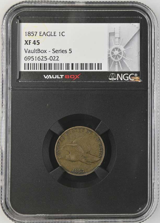 1857 Flying Eagle Cent NGC XF45 - Series 5