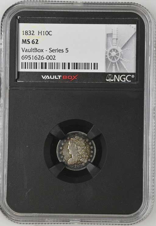 1832 Capped Bust Half Dime NGC MS62 - Series 5