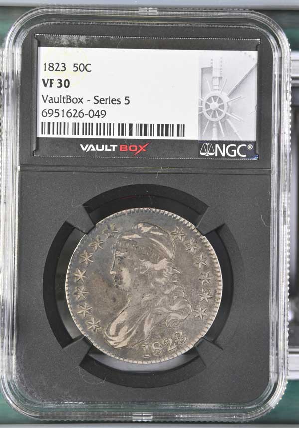 1823 Capped Bust Half Dollar NGC VF30 - Series 5