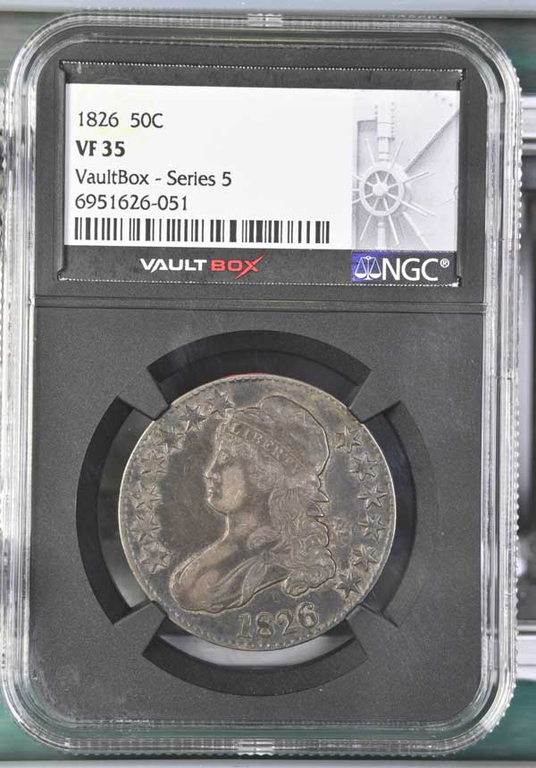 1826 Capped Bust Half Dollar NGC VF35 - Series 5