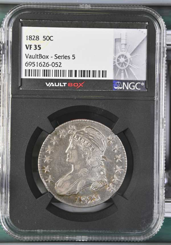 1828 Capped Bust Half Dollar NGC VF35 - Series 5