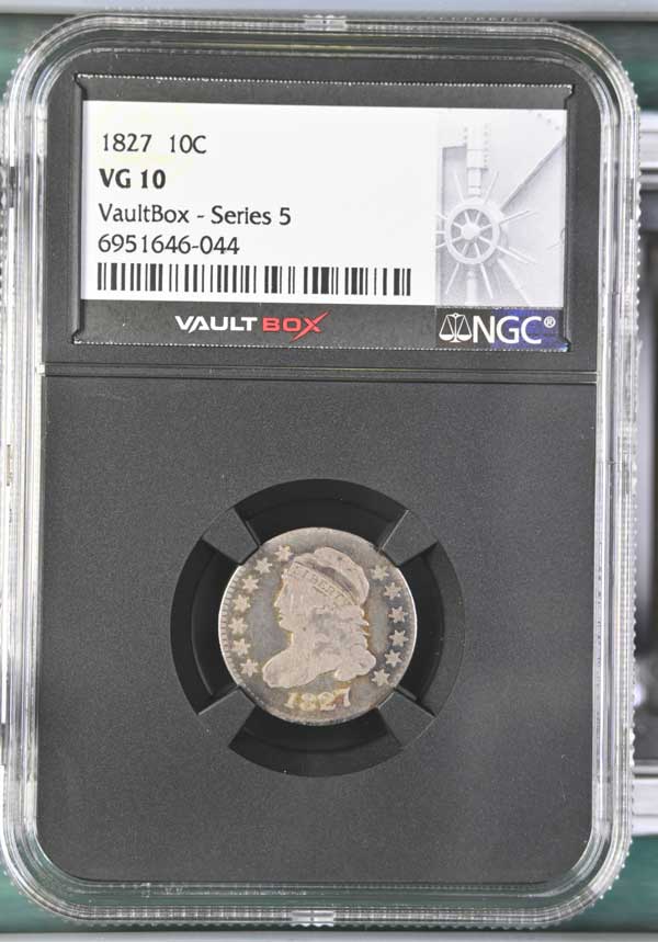 1827 Capped Bust Dime NGC VG10 - Series 5