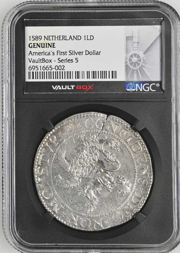 1589 Netherland Lion Dollar 'America's First Silver Dollar' NGC Genuine - Series 5