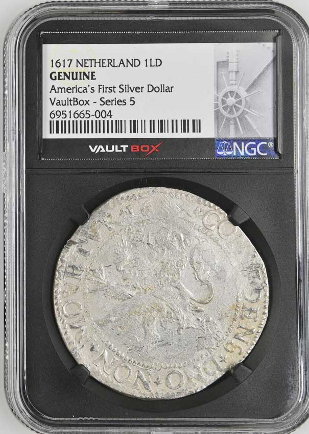 1617 Netherland Lion Dollar 'America's First Silver Dollar' NGC Genuine - Series 5