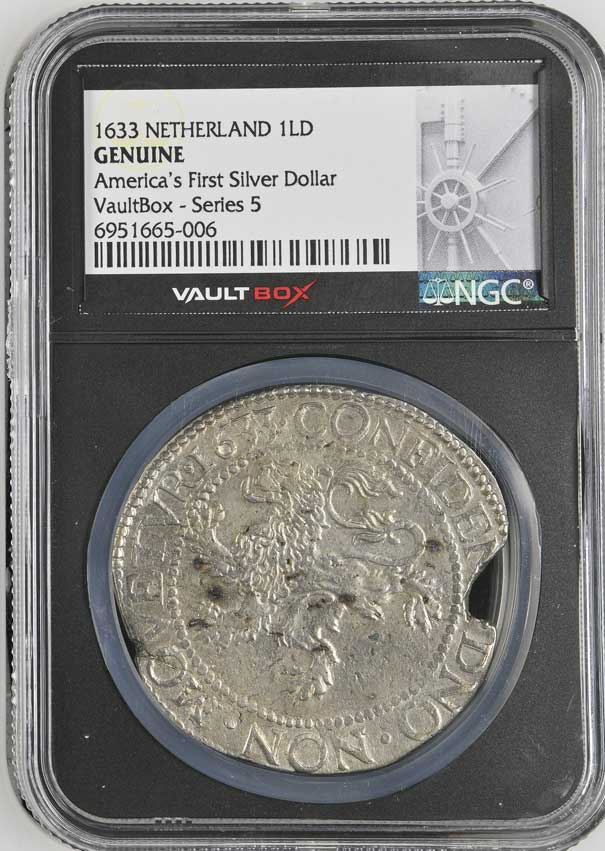1633 Netherland Lion Dollar 'America's First Silver Dollar' NGC Genuine - Series 5