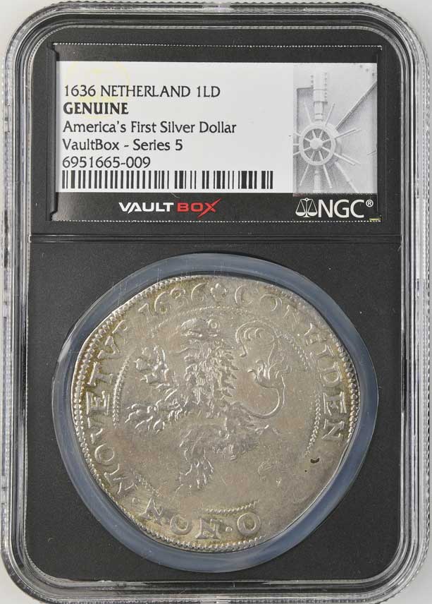 1636 Netherland Lion Dollar 'America's First Silver Dollar' NGC Genuine - Series 5