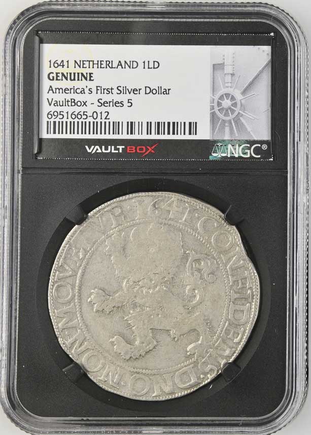 1641 Netherland Lion Dollar 'America's First Silver Dollar' NGC Genuine - Series 5