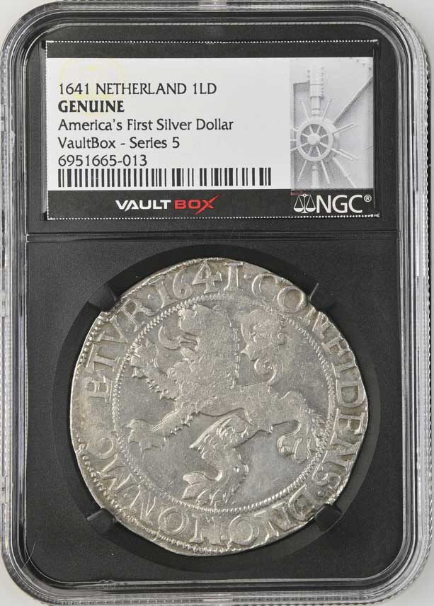 1641 Netherland Lion Dollar 'America's First Silver Dollar' NGC Genuine - Series 5