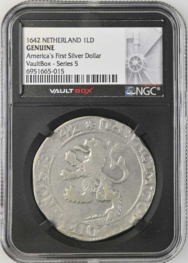 1642 Netherland Lion Dollar 'America's First Silver Dollar' NGC Genuine - Series 5