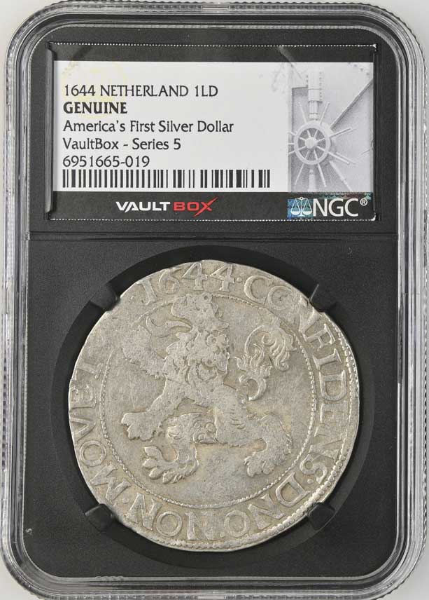 1644 Netherland Lion Dollar 'America's First Silver Dollar' NGC Genuine - Series 5