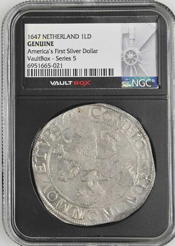 1647 Netherland Lion Dollar 'America's First Silver Dollar' NGC Genuine - Series 5