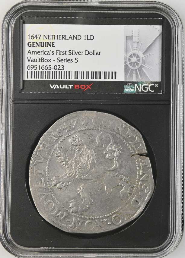 1647 Netherland Lion Dollar 'America's First Silver Dollar' NGC Genuine - Series 5