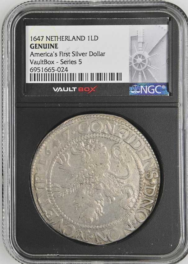 1647 Netherland Lion Dollar 'America's First Silver Dollar' NGC Genuine - Series 5