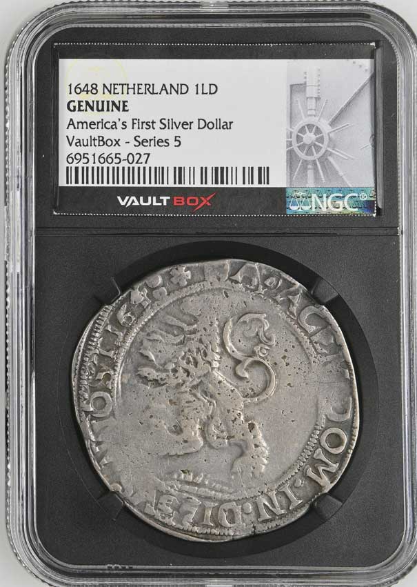 1648 Netherland Lion Dollar 'America's First Silver Dollar' NGC Genuine - Series 5
