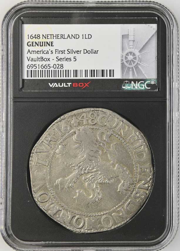 1648 Netherland Lion Dollar 'America's First Silver Dollar' NGC Genuine - Series 5