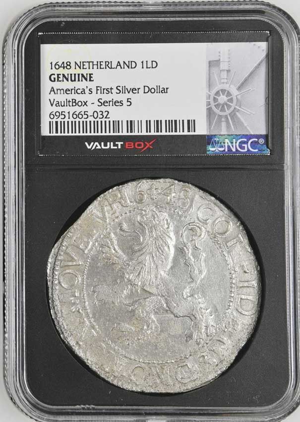 1648 Netherland Lion Dollar 'America's First Silver Dollar' NGC Genuine - Series 5