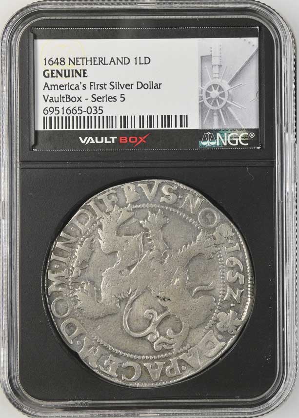 1648 Netherland Lion Dollar 'America's First Silver Dollar' NGC Genuine - Series 5