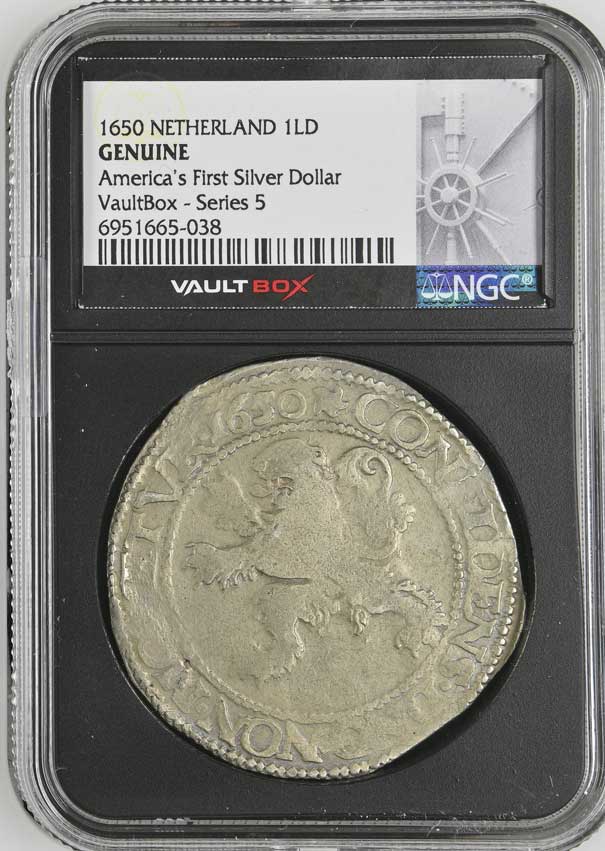 1650 Netherland Lion Dollar 'America's First Silver Dollar' NGC Genuine - Series 5