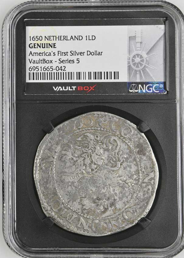 1650 Netherland Lion Dollar 'America's First Silver Dollar' NGC Genuine - Series 5